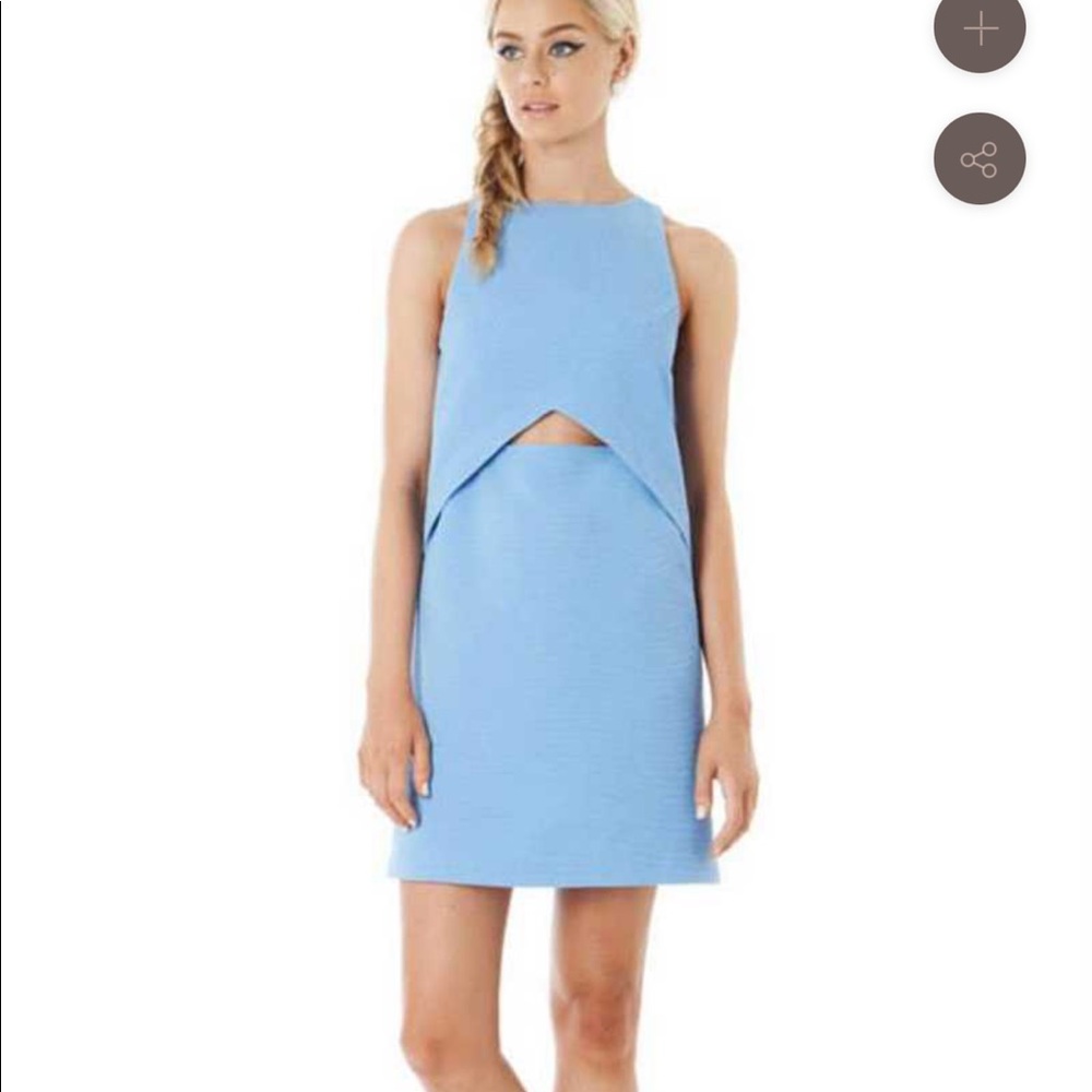 NWT Elliatt Ice Blue Mini Dress